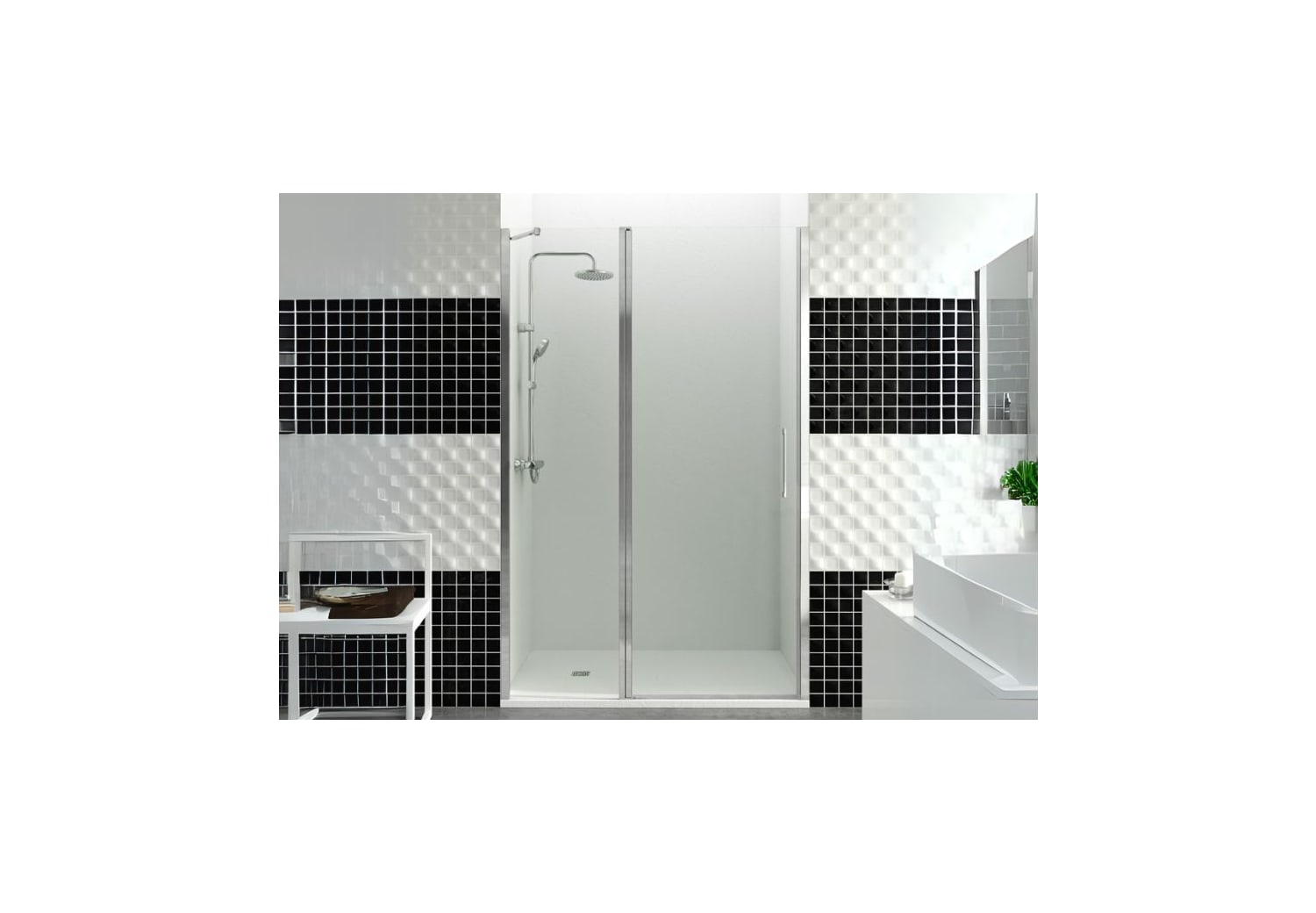 Paroi de douche GME, ouverte (COMBI C) Principal 1
