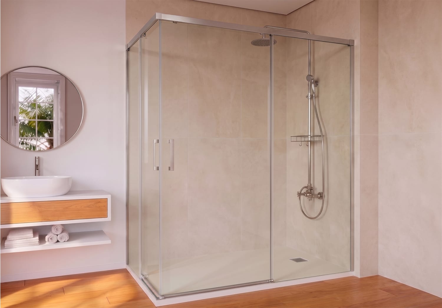 Paroi de douche Galaxy sur mesure (300) sur mesure Principal 4