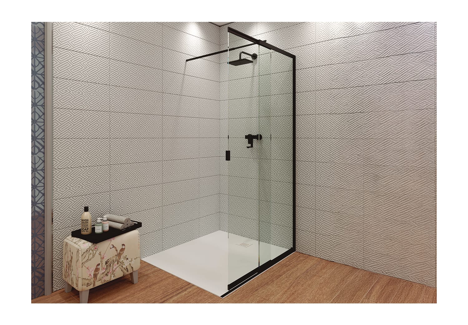 Paroi de douche Bruntec Ares (100F) Principal 1