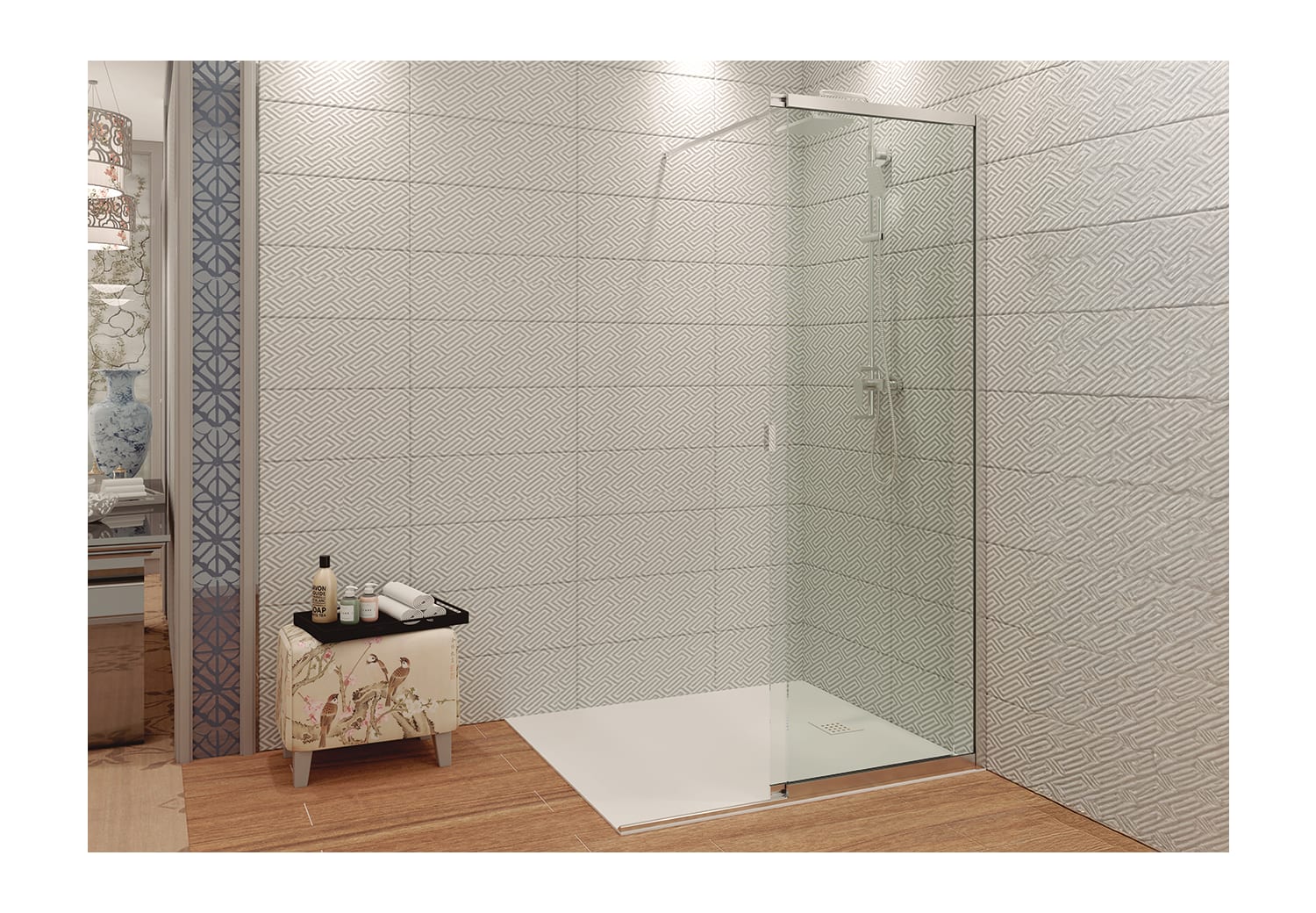 Paroi de douche Bruntec Ares (100F) Ambiente 9