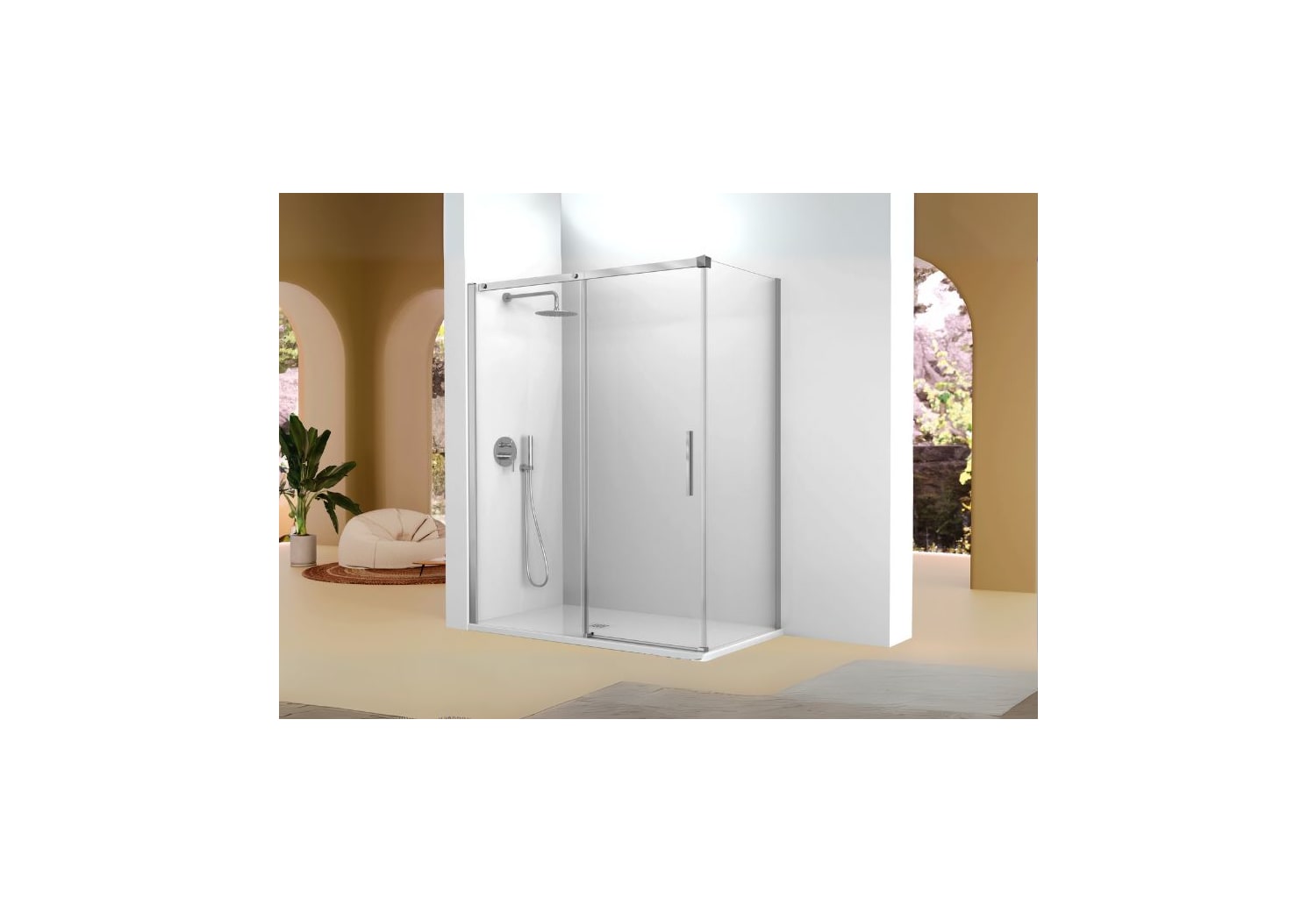 Paroi de douche Luna (LU102+LU103) Principal 1