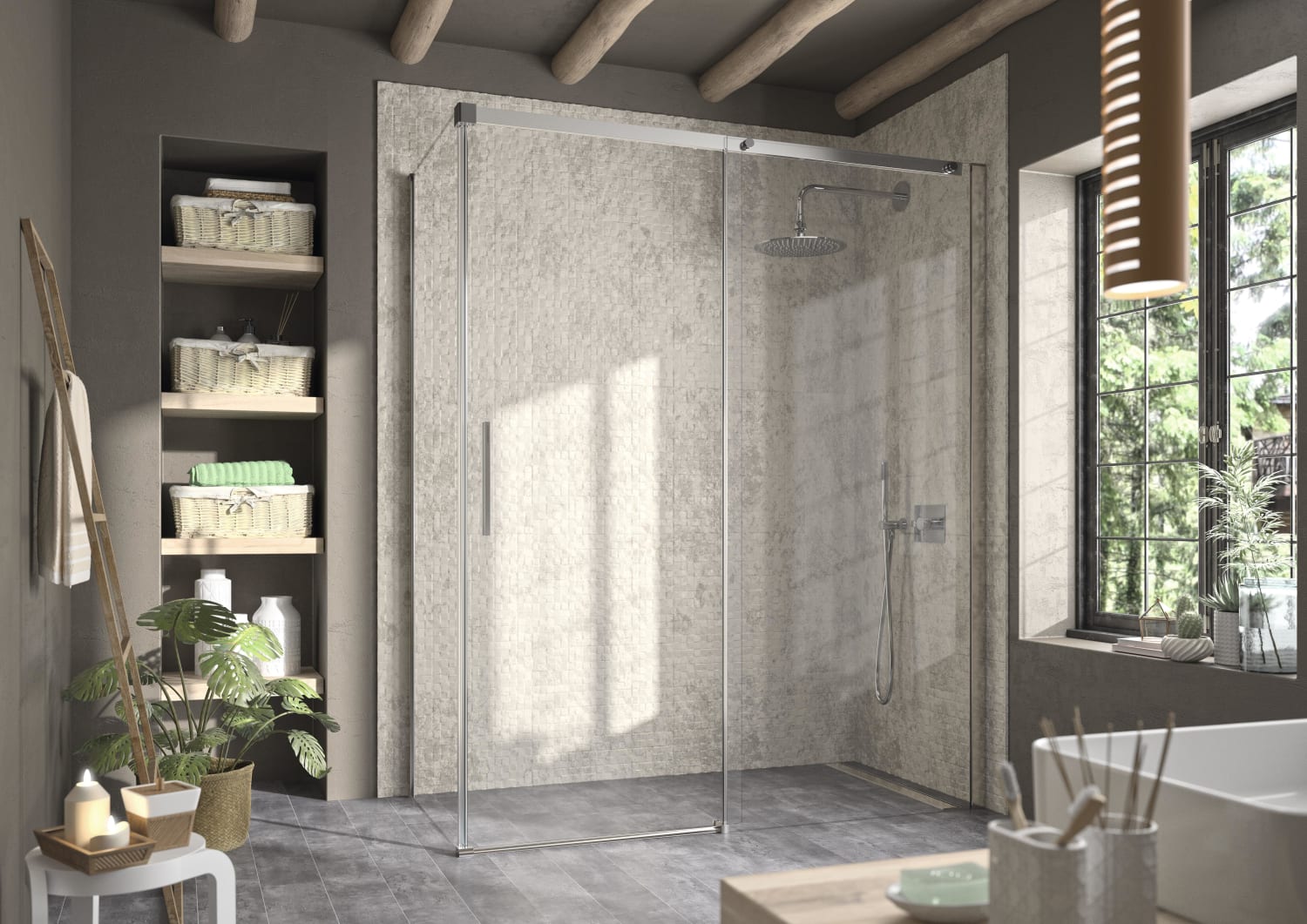 Paroi de douche Luna (LU102+LU103) Principal 4