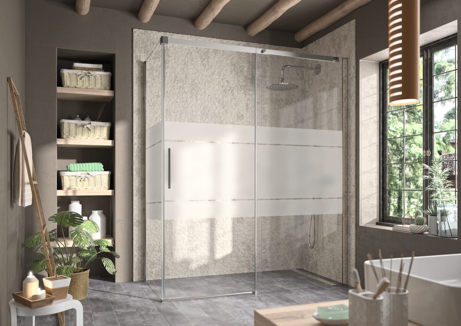 Paroi de douche Luna (LU102+LU103) Principal 3