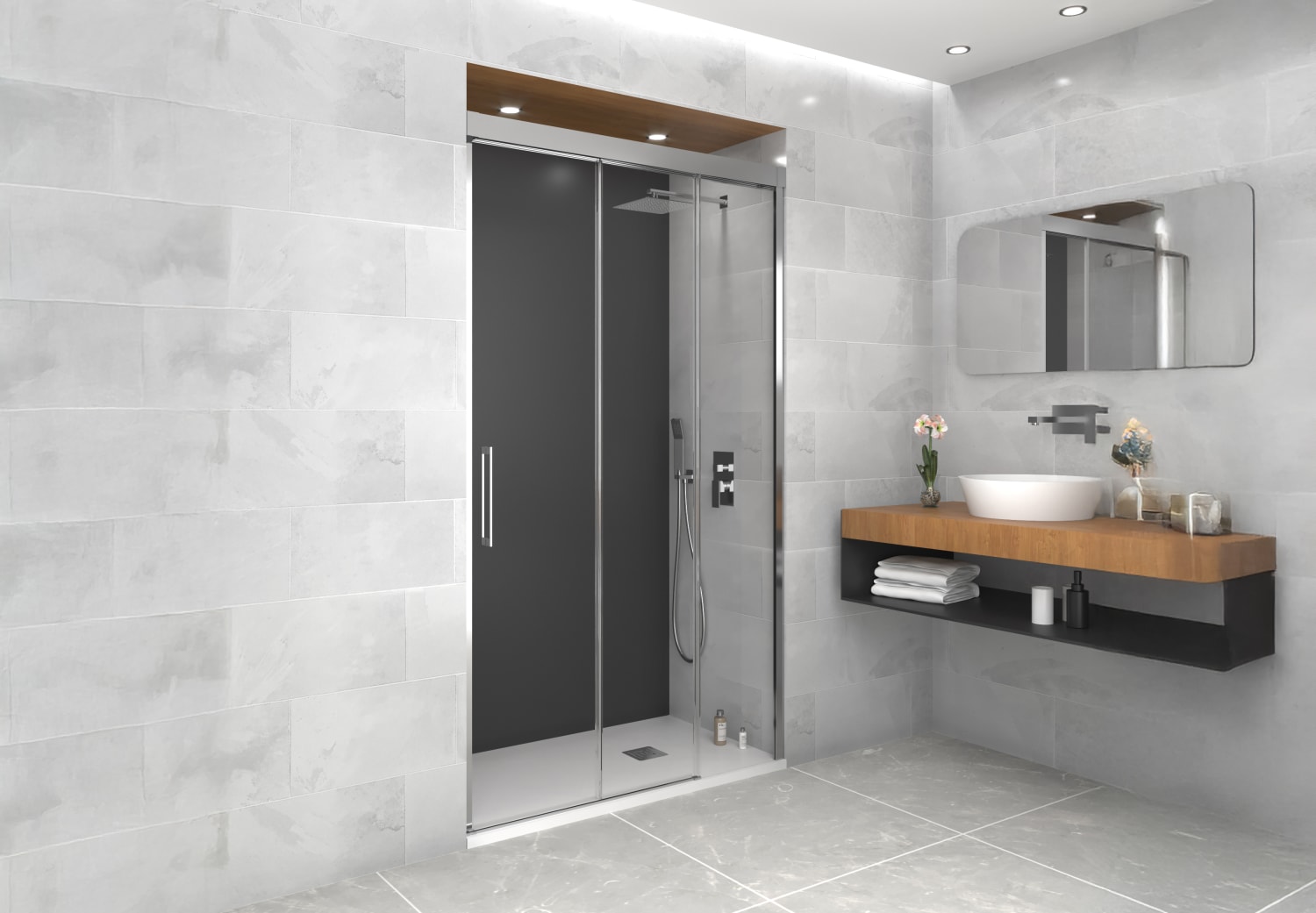 Paroi de douche GME Trio Ambiente 4