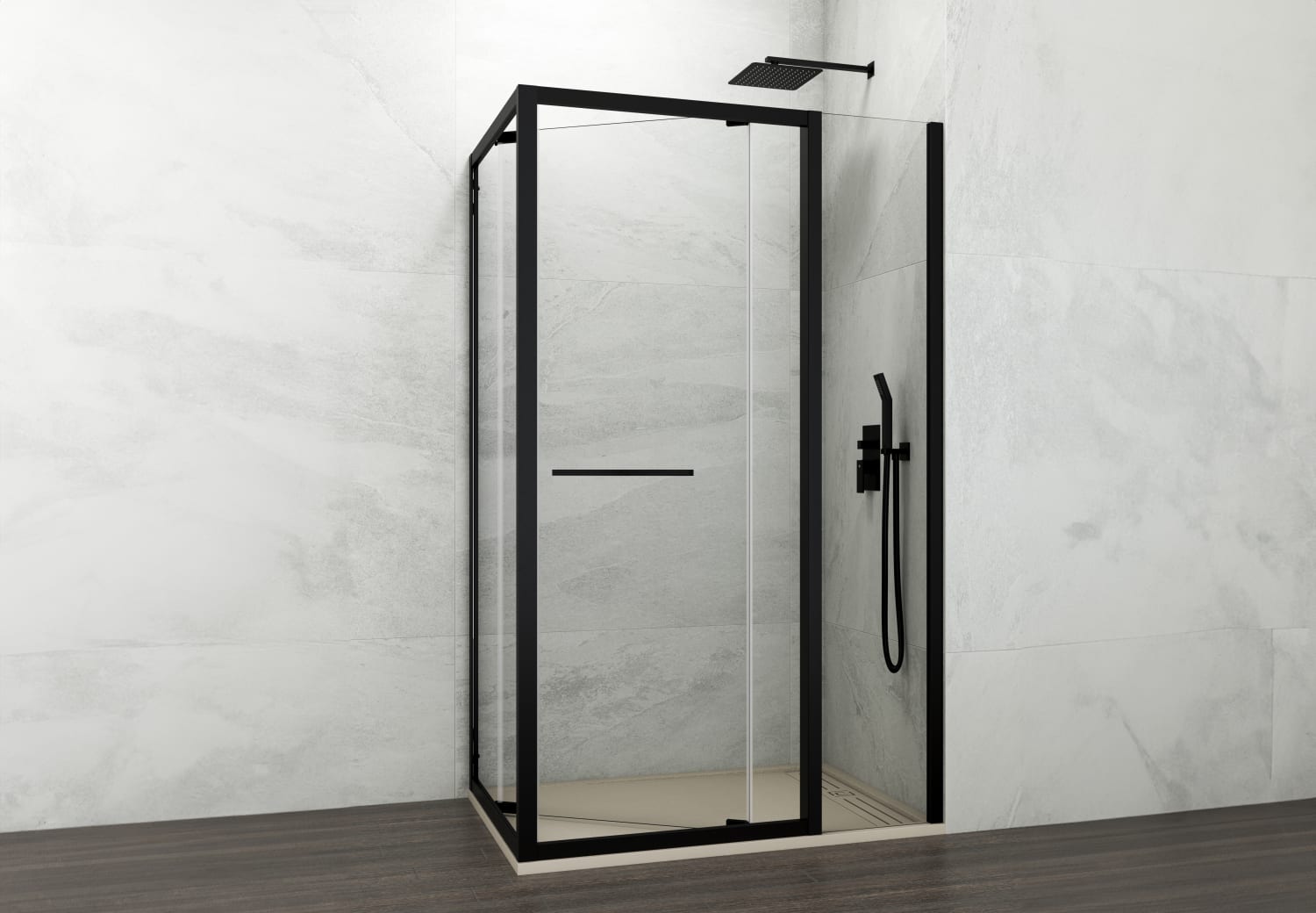 Paroi de douche GME Spazio (Combi B) Ambiente 5