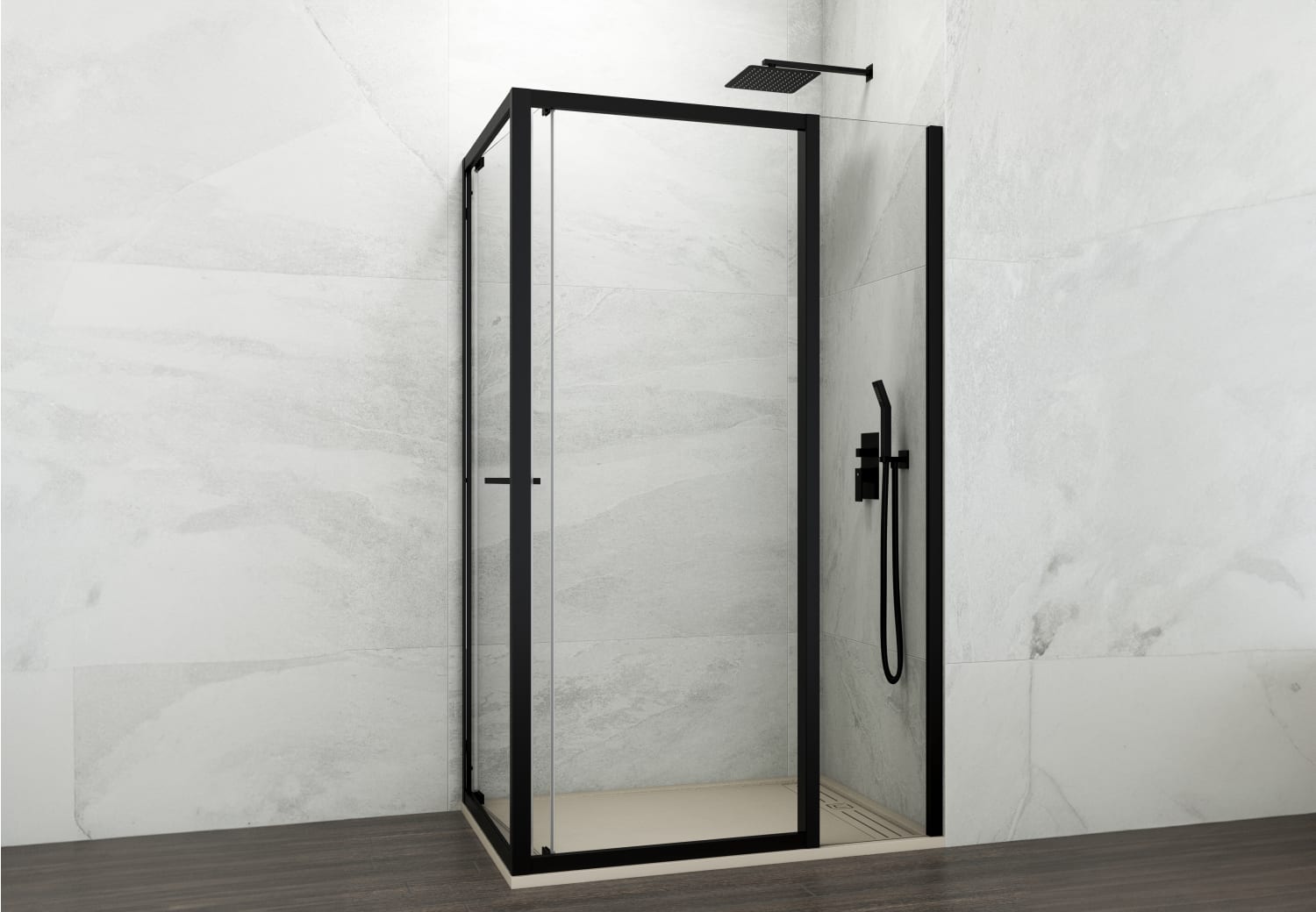 Paroi de douche GME Spazio (Combi B) Ambiente 4