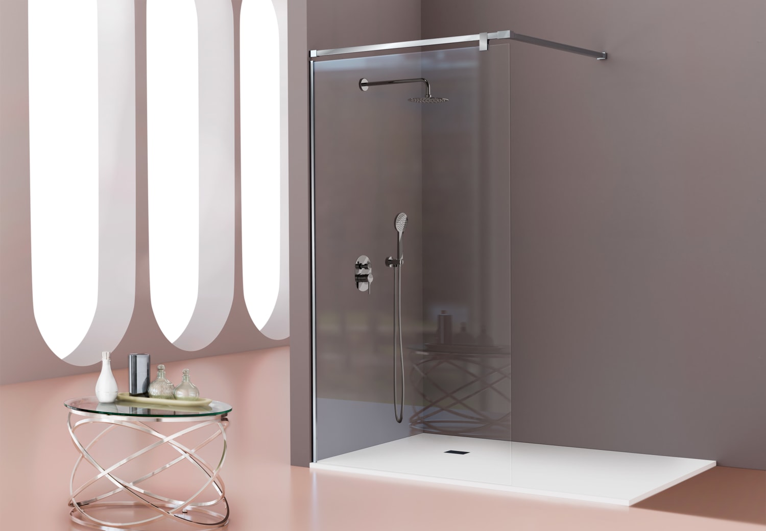 Paroi de douche fixe Kassandra Fresh Salomon (FS683) Principal 0