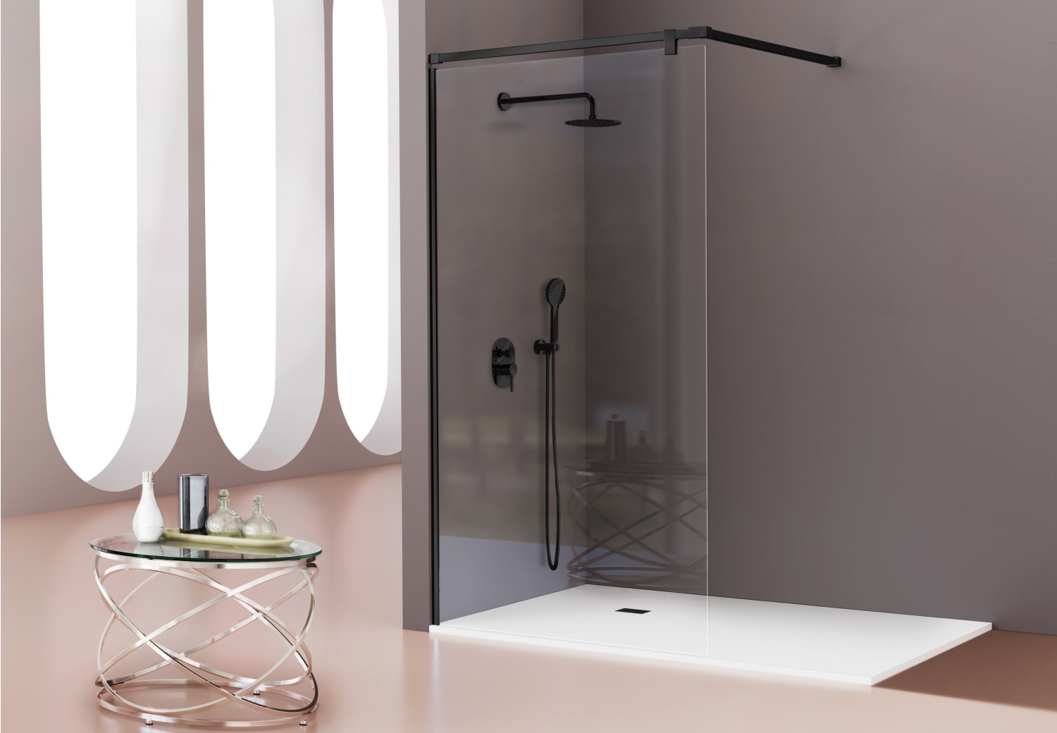 Paroi de douche fixe Kassandra Fresh Salomon (FS683) Principal 1