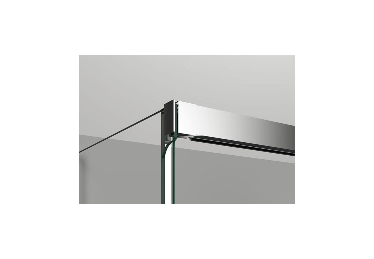 Paroi de douche sur mesure Leda (100) Detalle 1