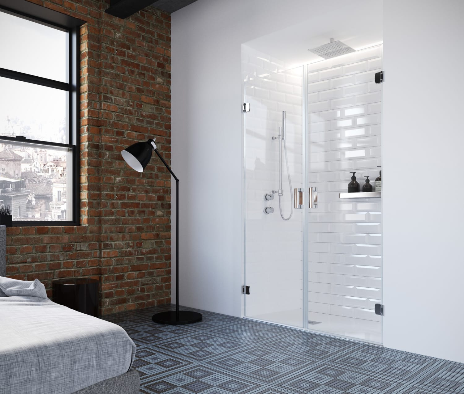 Paroi de douche Profiltek Newglass (NE-207) Principal 0