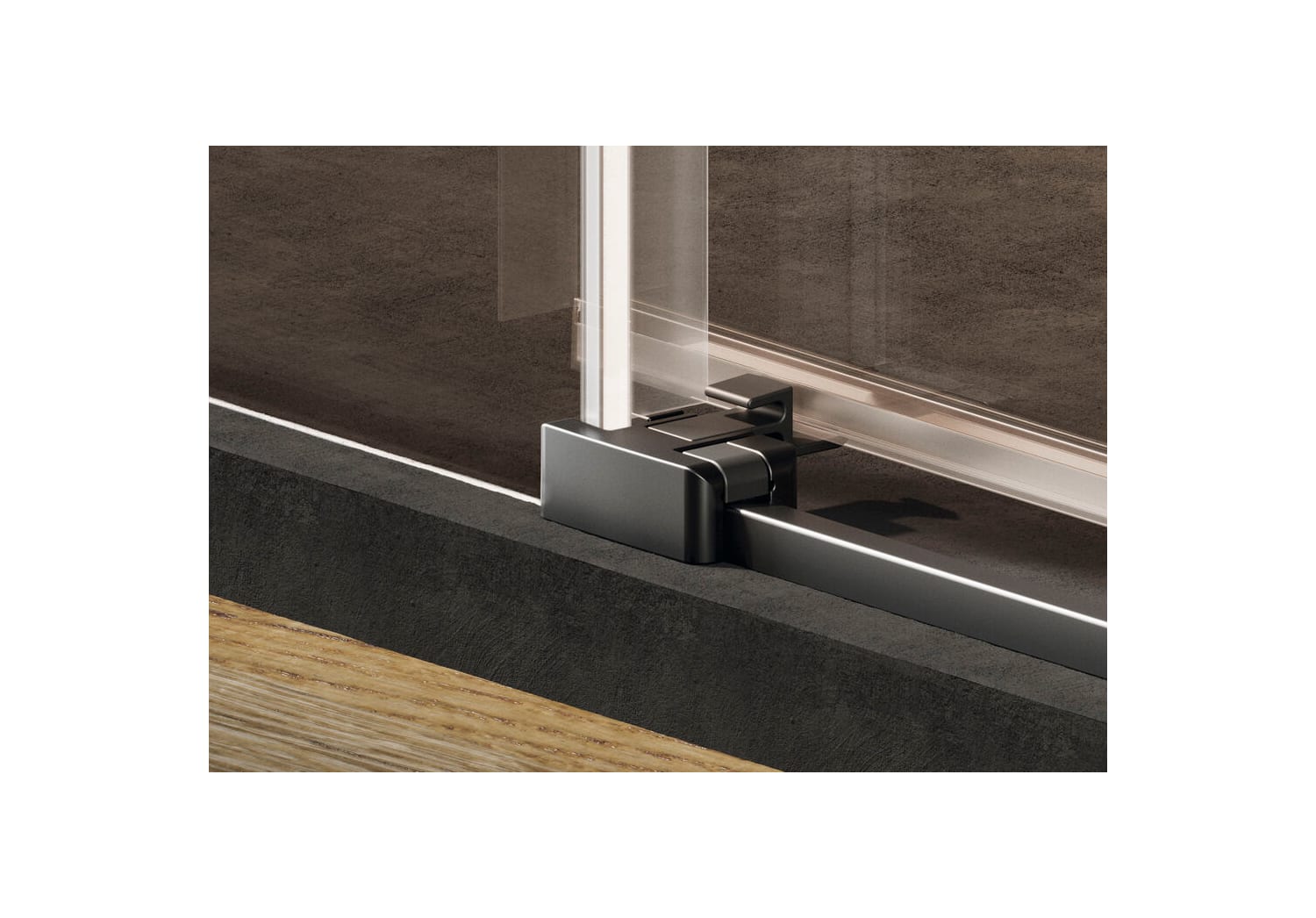 Paroi de douche coulissante Profiltek Brisse Detalle 2