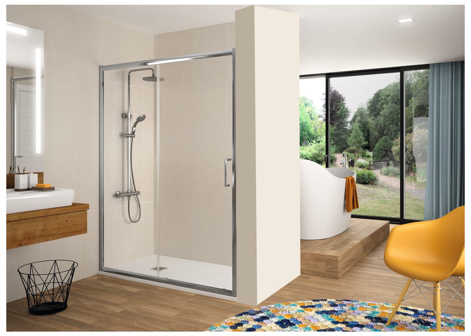 Cabine de douche Kassandra Bella (BL607 + BL602) Principal 0