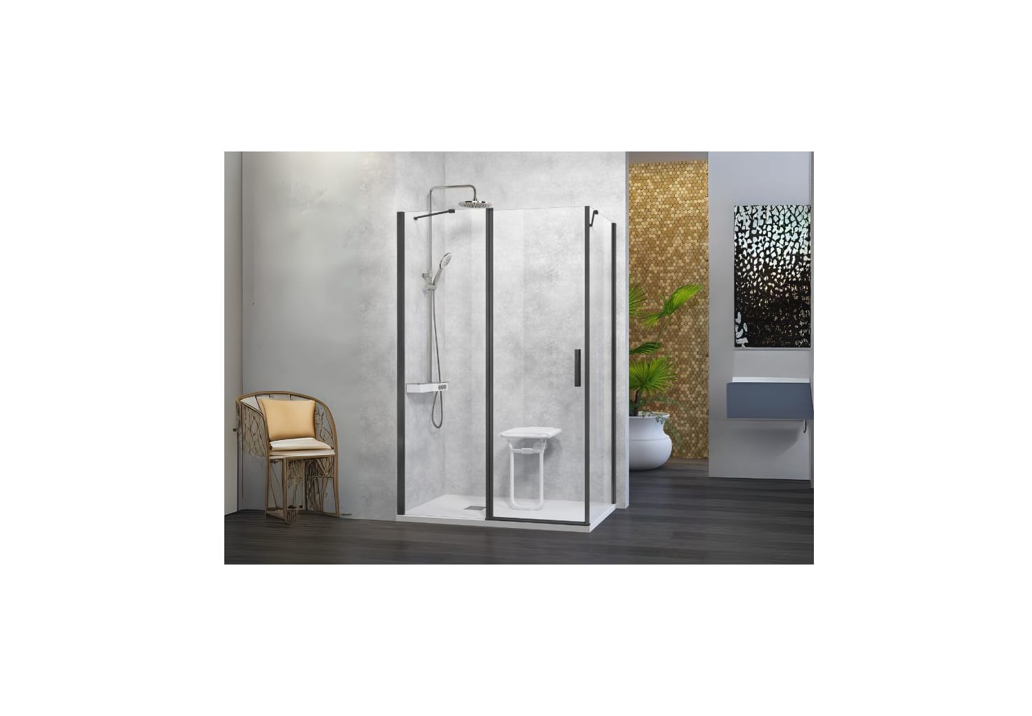 Paroi de douche Kassandra Nardi (NA508) Principal 1