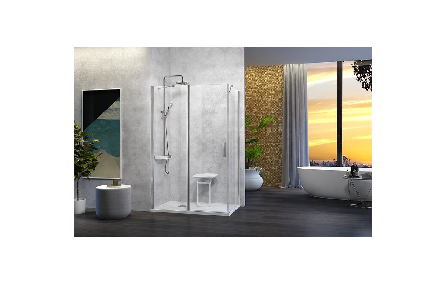 Paroi de douche Kassandra Nardi (NA508) Principal 0