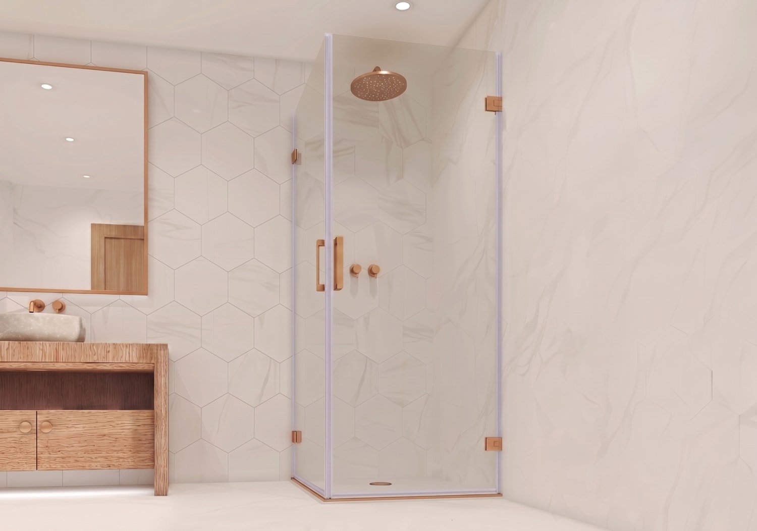 Paroi de douche Bruntec Aurea (300A) Ambiente 14