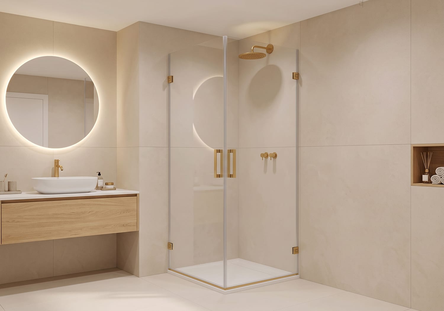 Paroi de douche Bruntec Aurea (300A) Principal 2