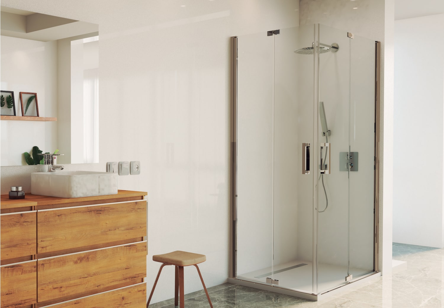 Paroi de douche Bruntec Boreal (300B) Principal 0