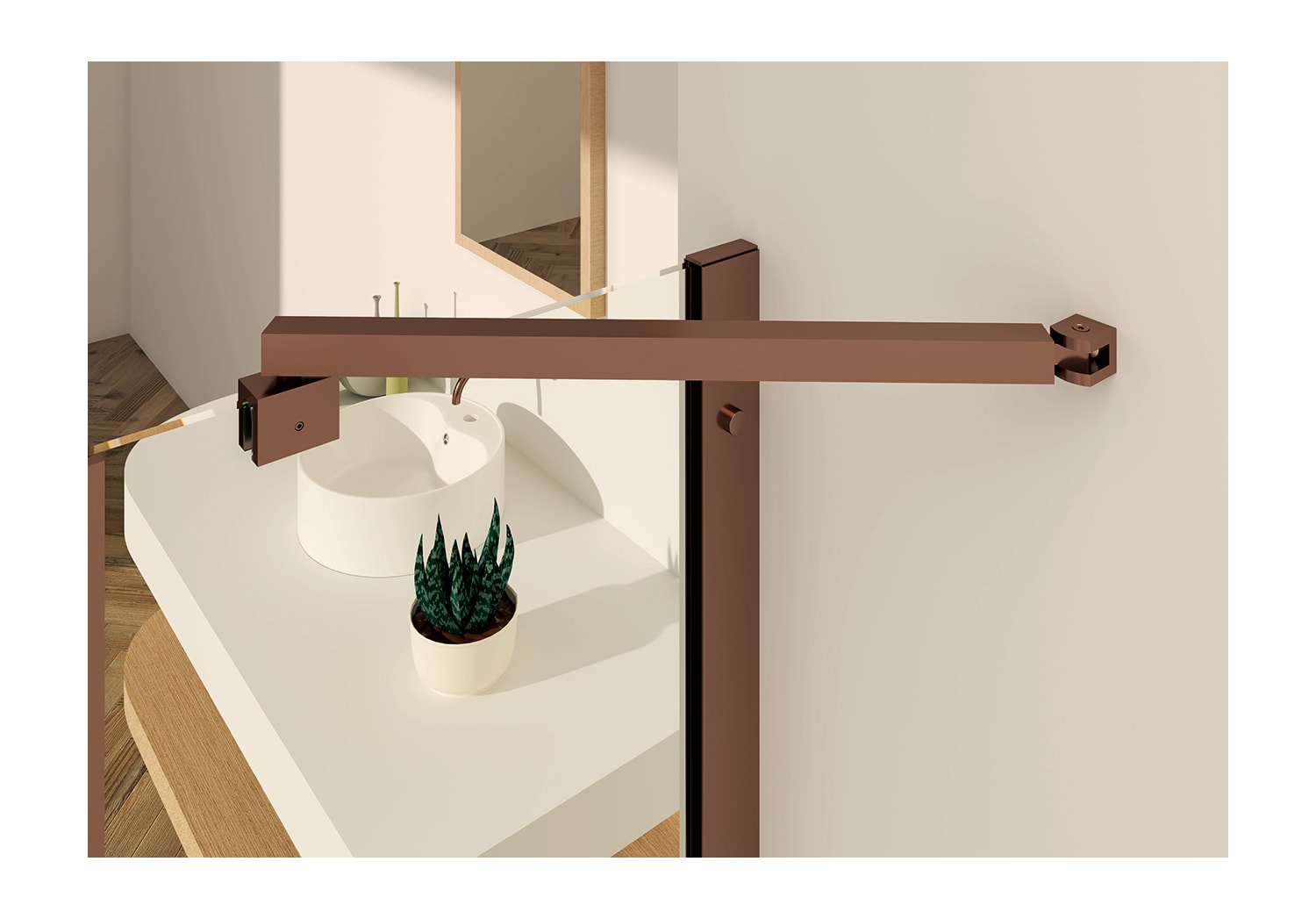 Paroi de douche Vega (400B) Detalle 11