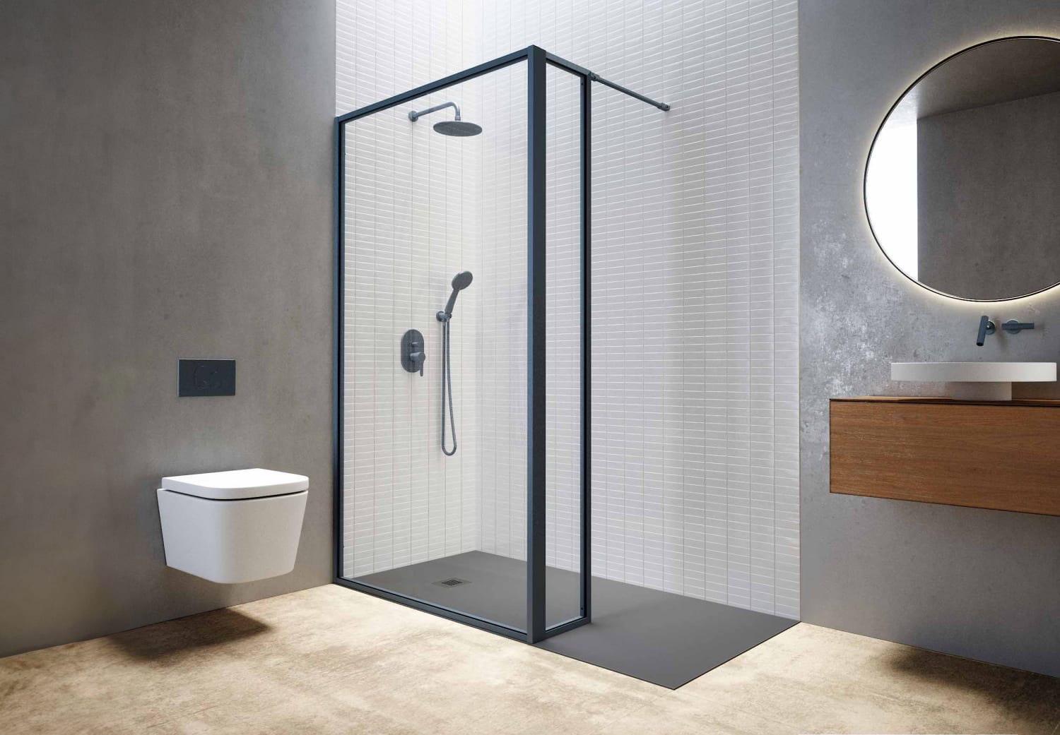 Paroi de douche Profiltek Scandinave (FN-2031) Principal 0