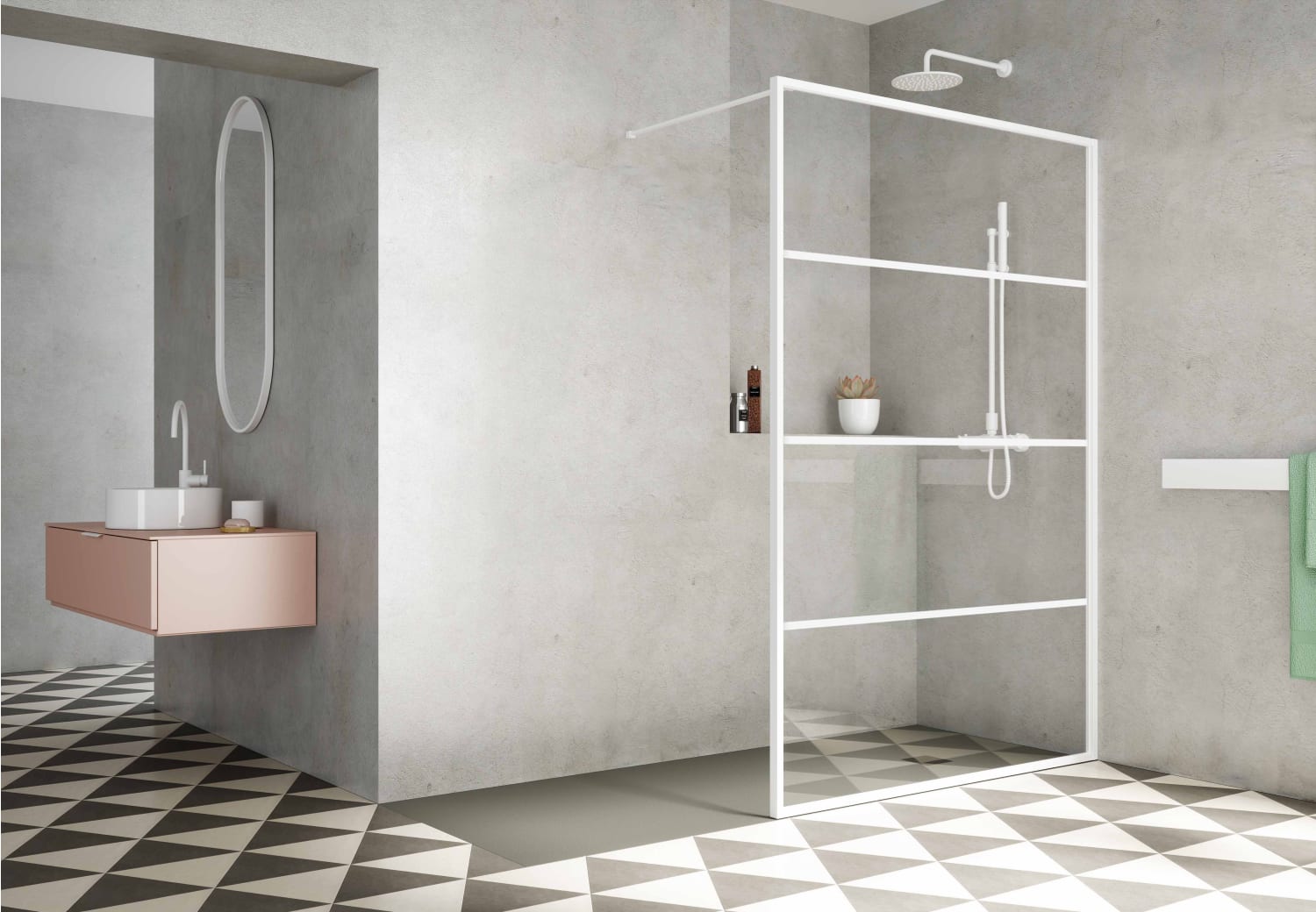 Paroi de douche Profiltek Scandinave (FN-2001) Principal 5