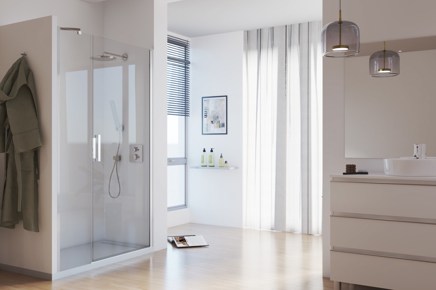 Paroi de douche Vega (100A) Ambiente 8