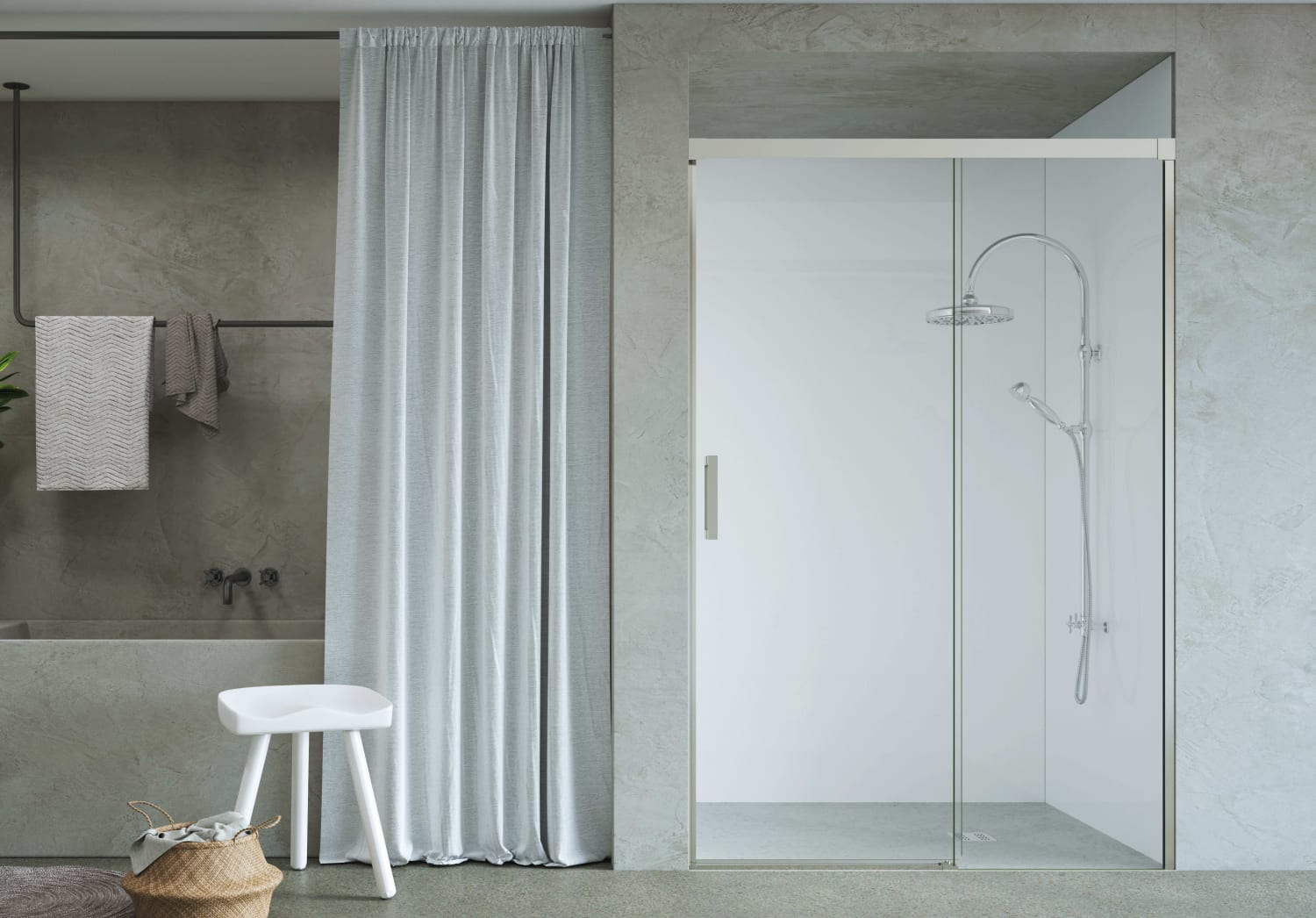 Paroi de douche sur mesure Norma (100) Ambiente 5