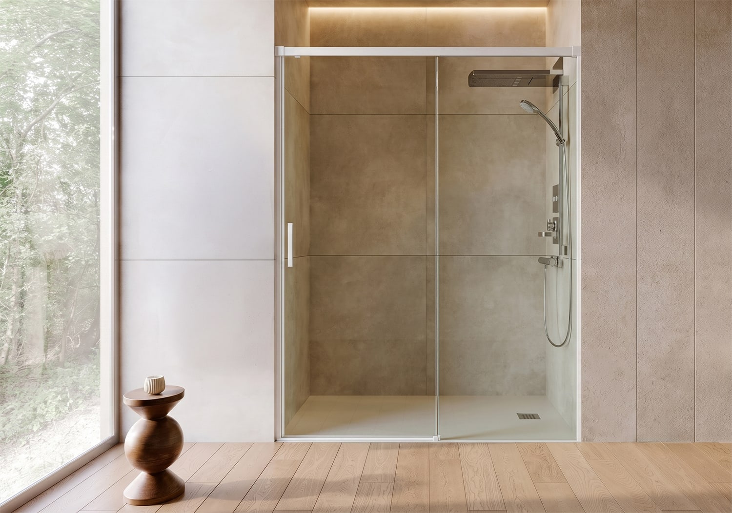 Paroi de douche sur mesure Galaxy (100) sur mesure Principal 2
