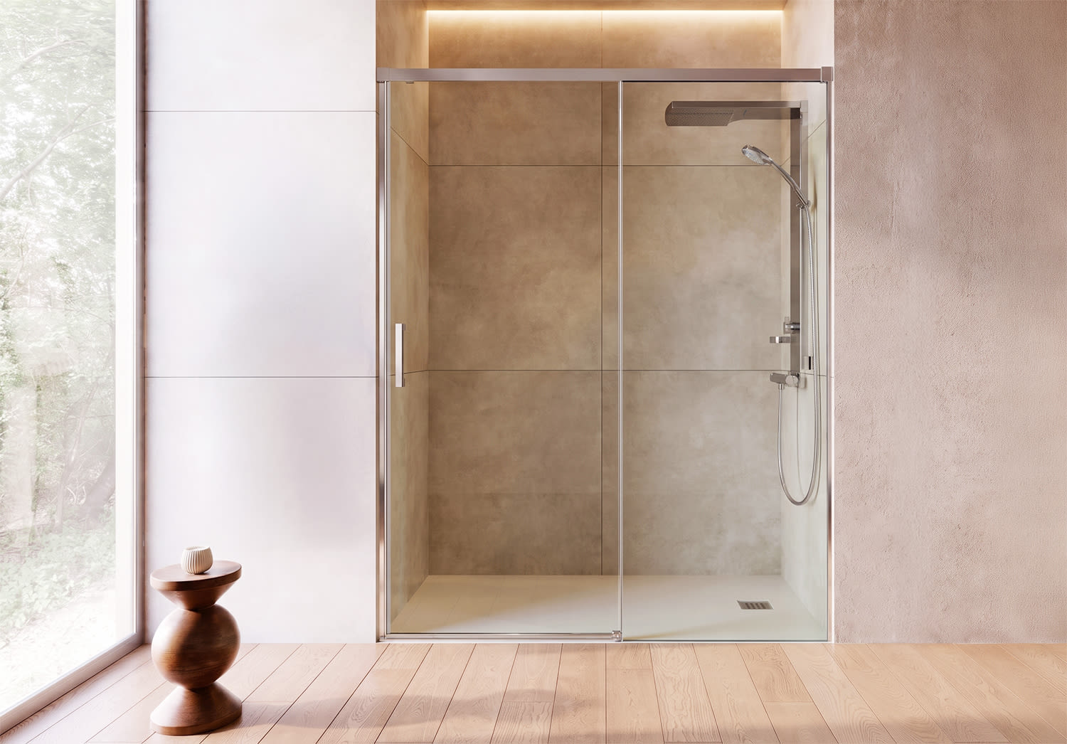 Paroi de douche sur mesure Galaxy (100) sur mesure Principal 4