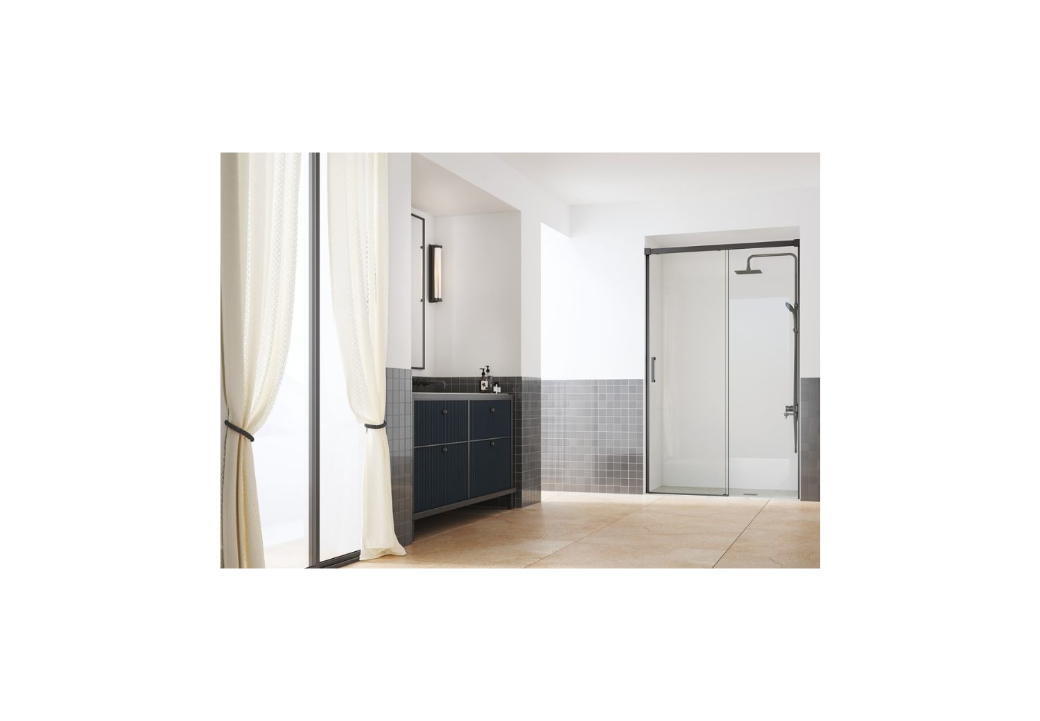 Paroi de douche sur mesure Galaxy (100) Principal 1