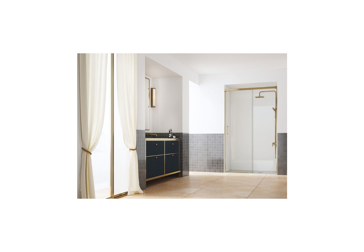 Paroi de douche sur mesure Galaxy (100) Principal 3