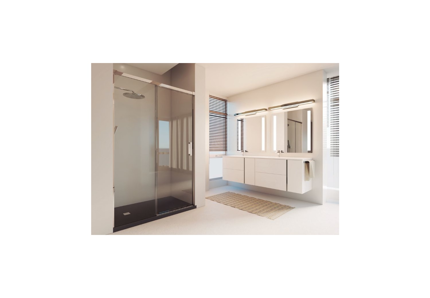 Paroi de douche sur mesure Galaxy (100) Principal 4
