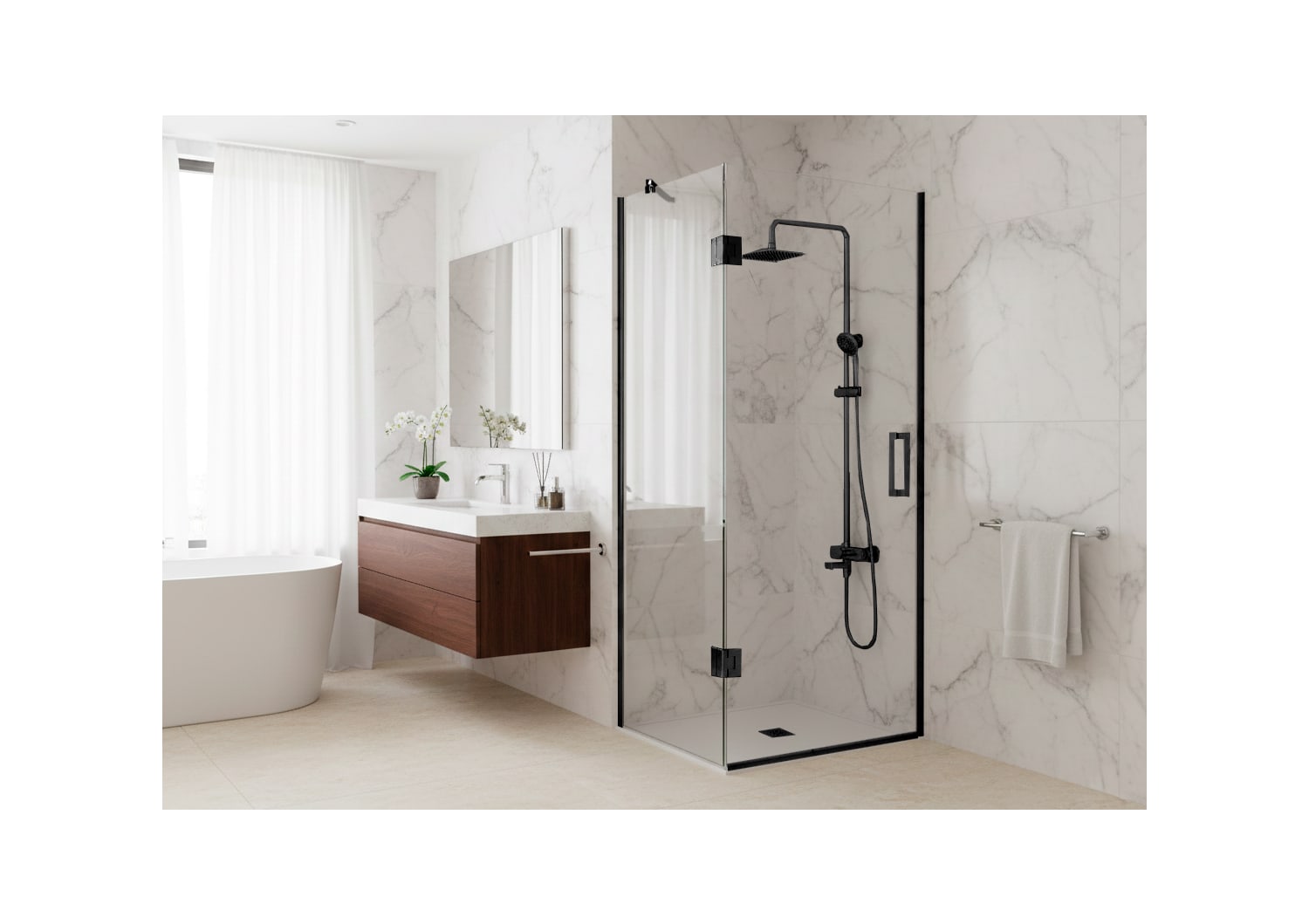 Paroi de douche Adhara (400C) Principal 1