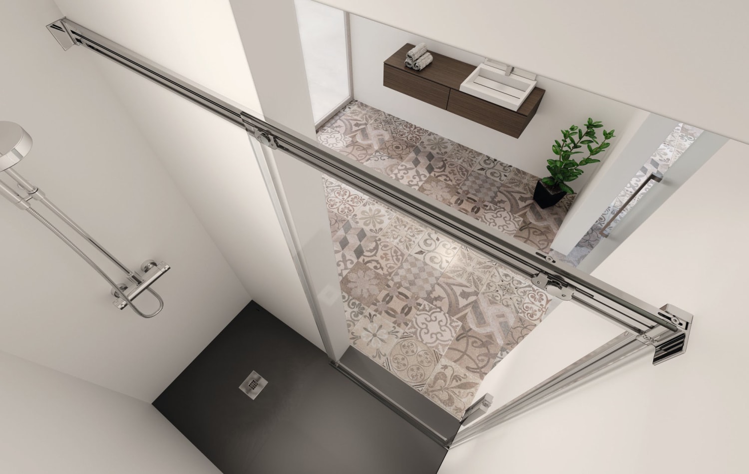 Paroi de douche Profiltek Vita (VA-210) Detalle 2