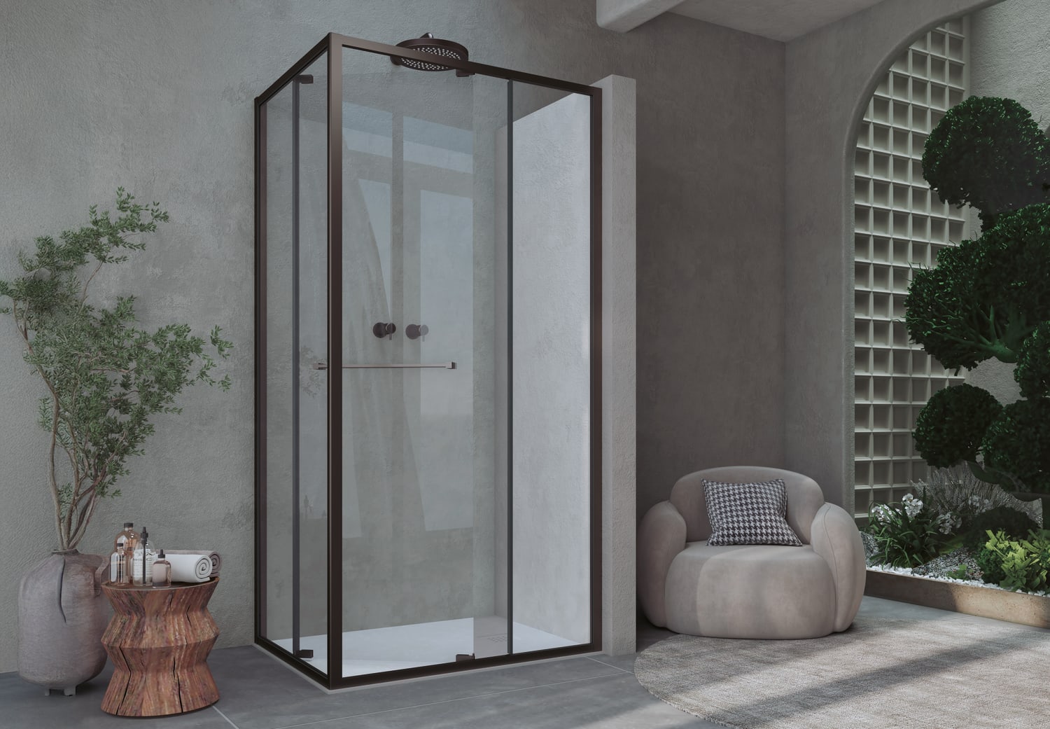 Paroi de douche Bruntec Next 400B Principal 1