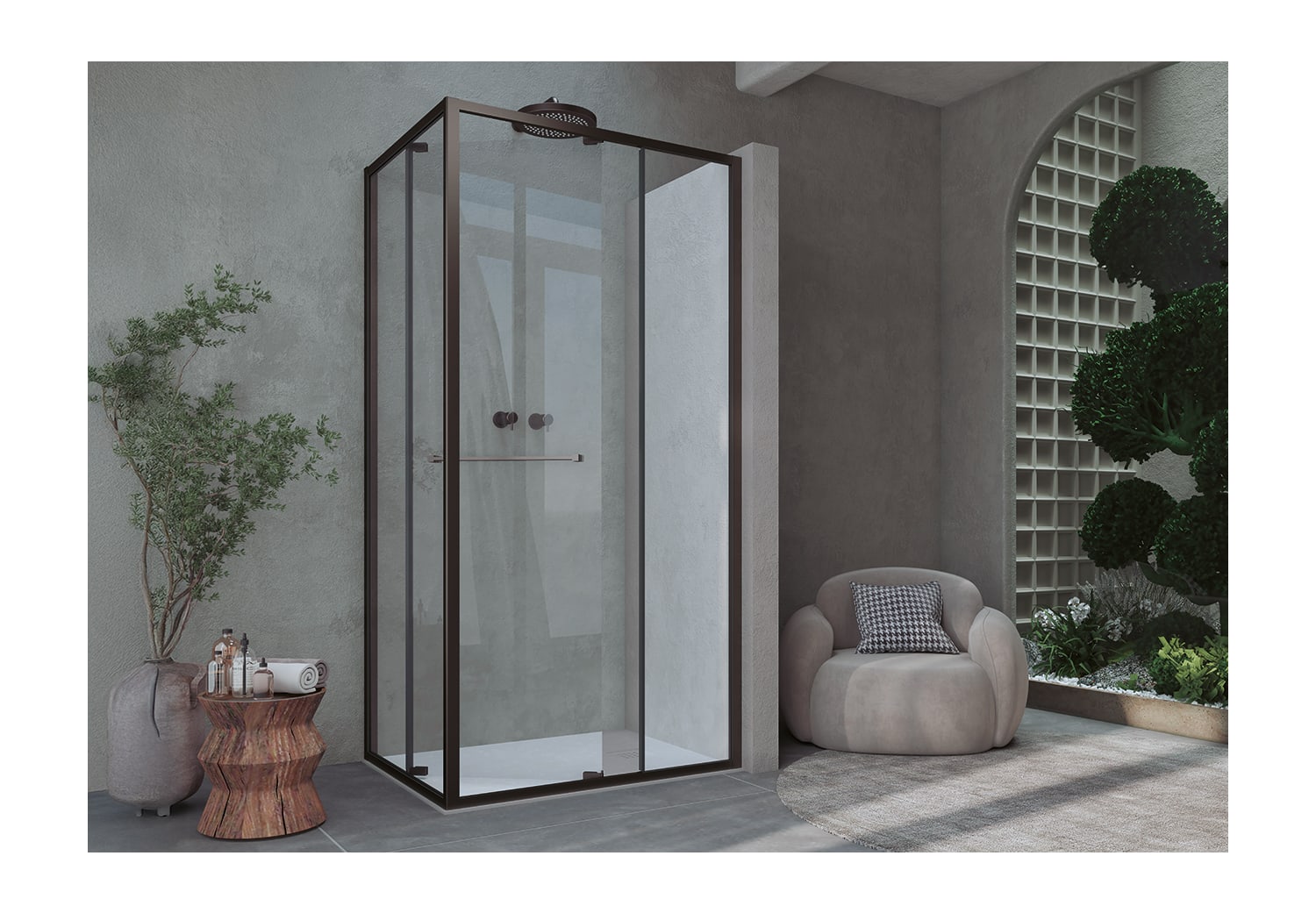 Paroi de douche Bruntec Next 400B Principal 1