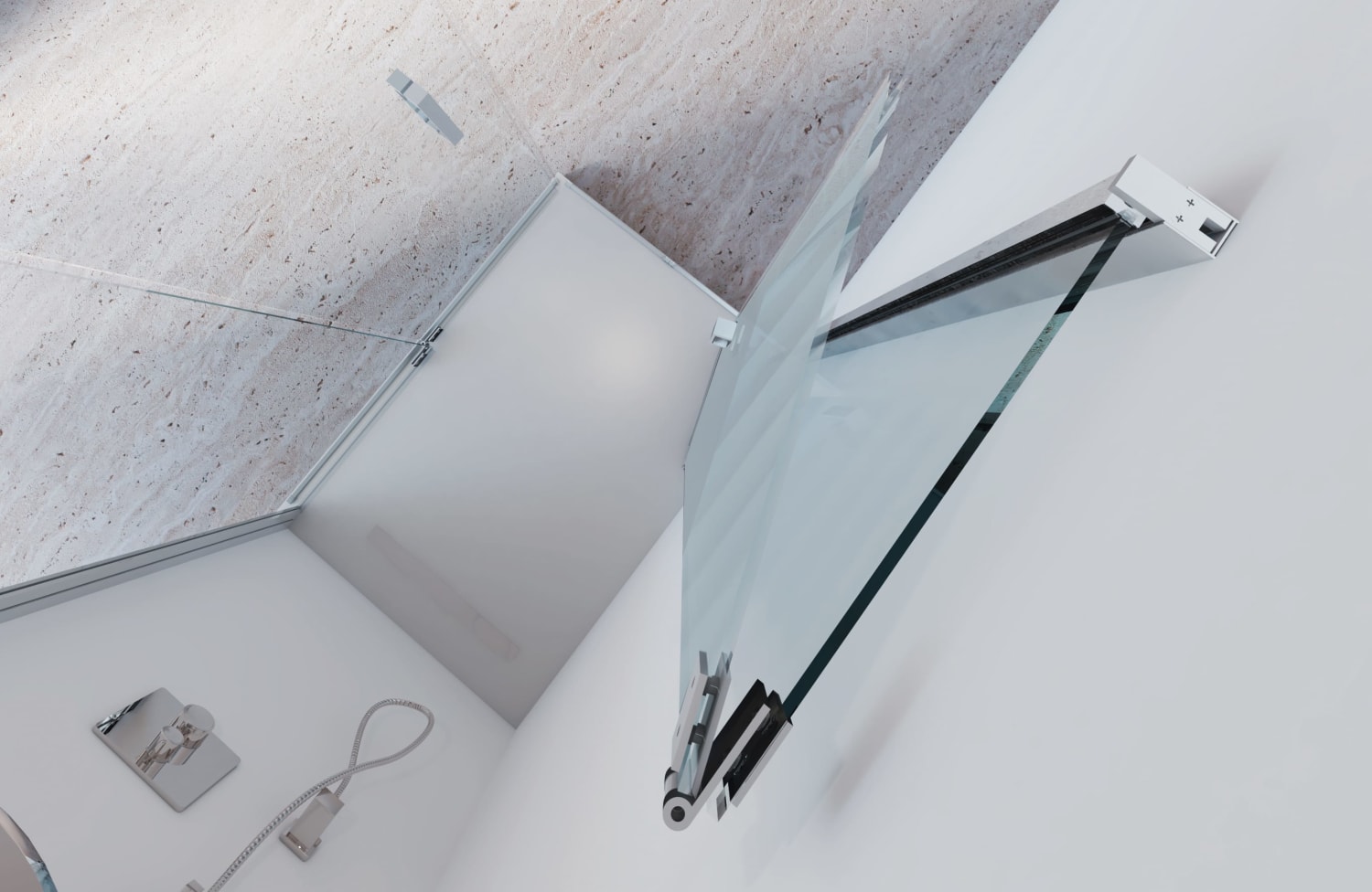 Paroi de douche Ursa (900B) sur mesure Detalle 6
