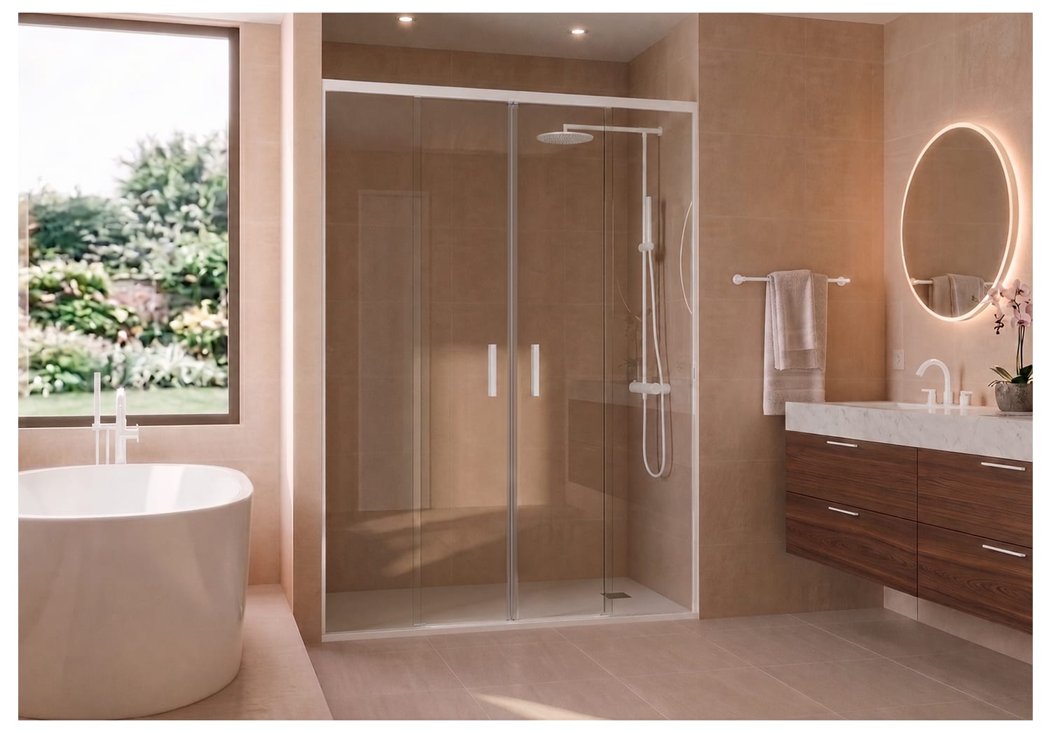 Paroi de douche sur mesure Galaxy (200) a medida Principal 2