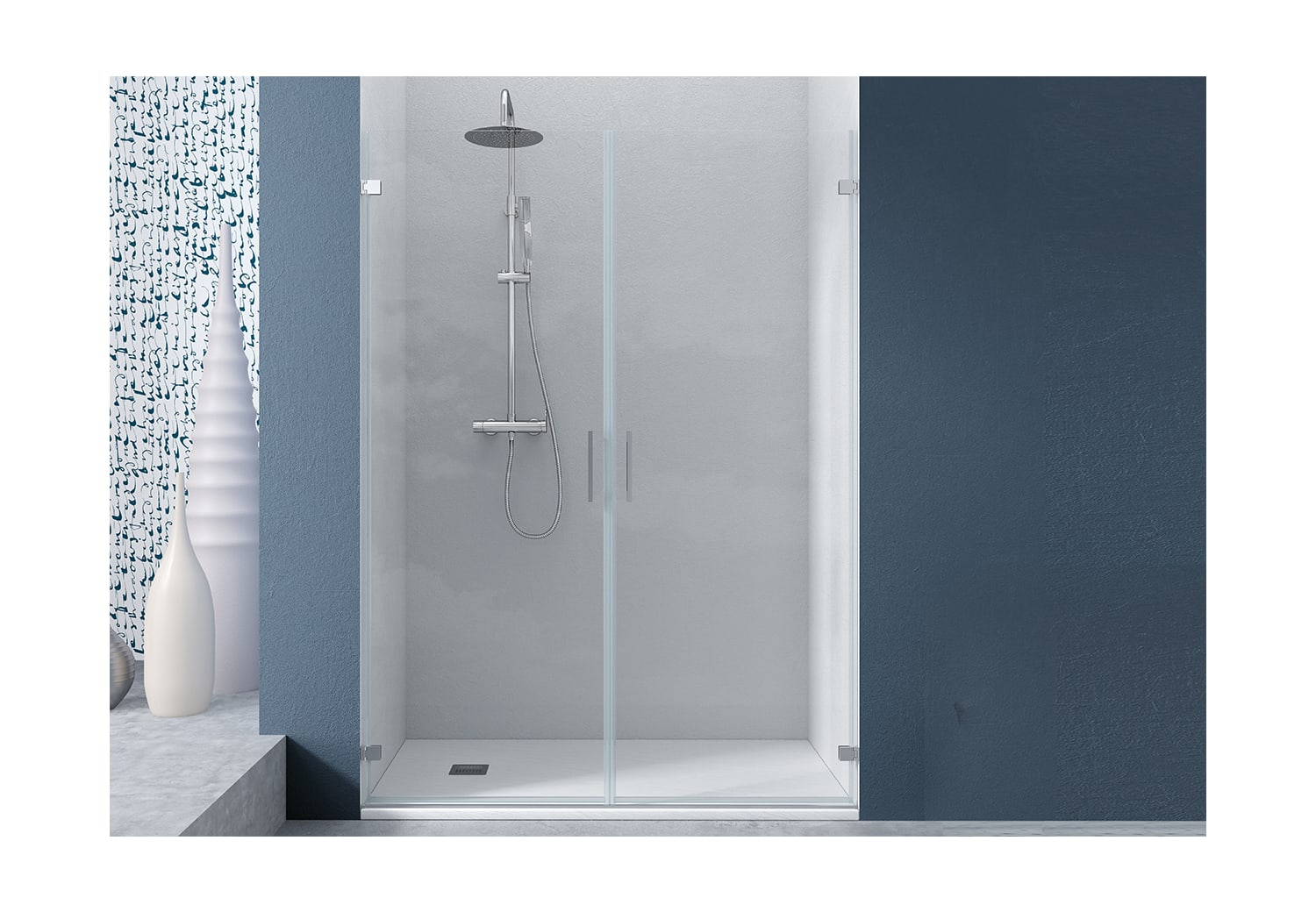 Paroi de douche pivotante Olona Principal 0