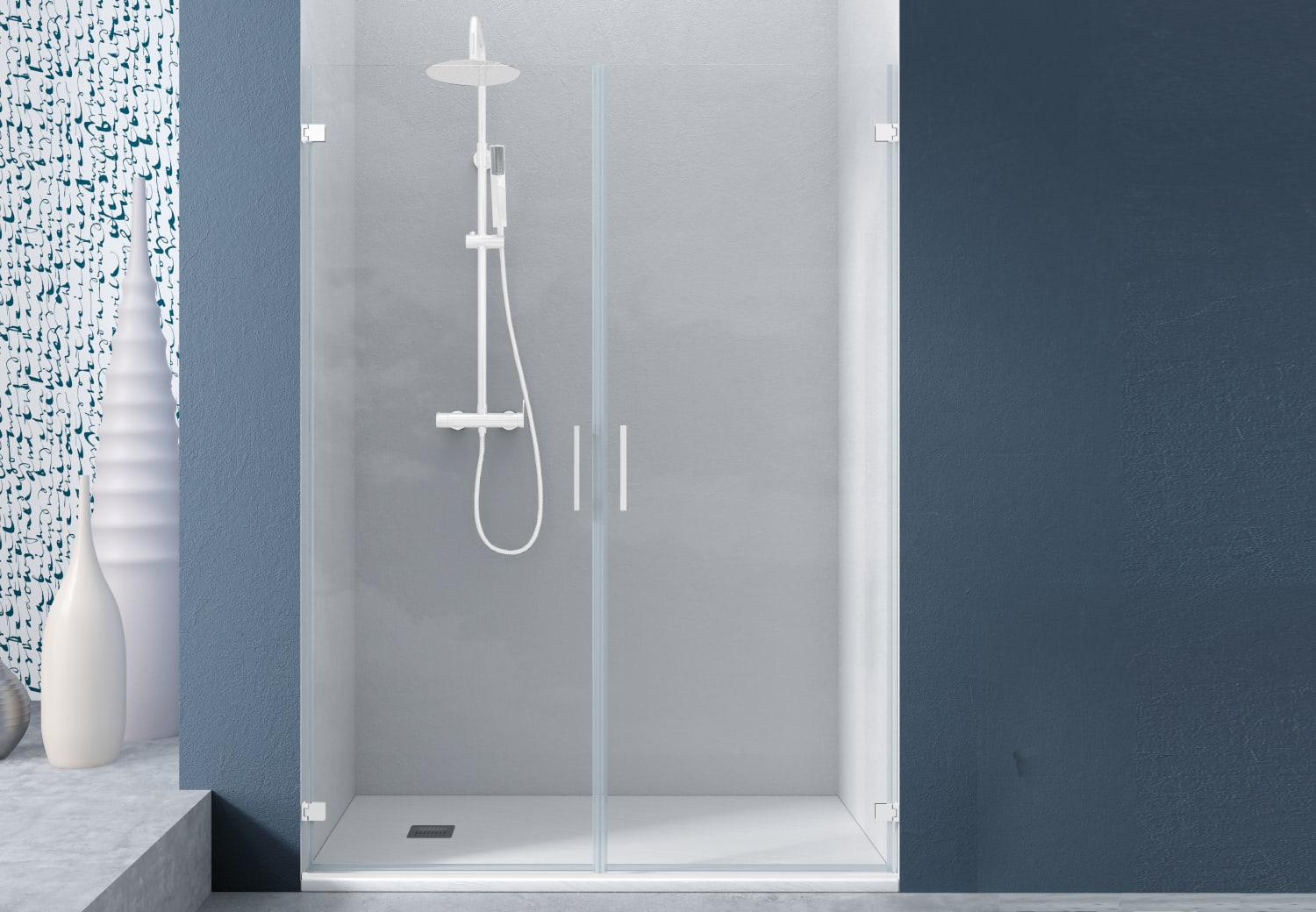 Paroi de douche pivotante Olona Principal 2