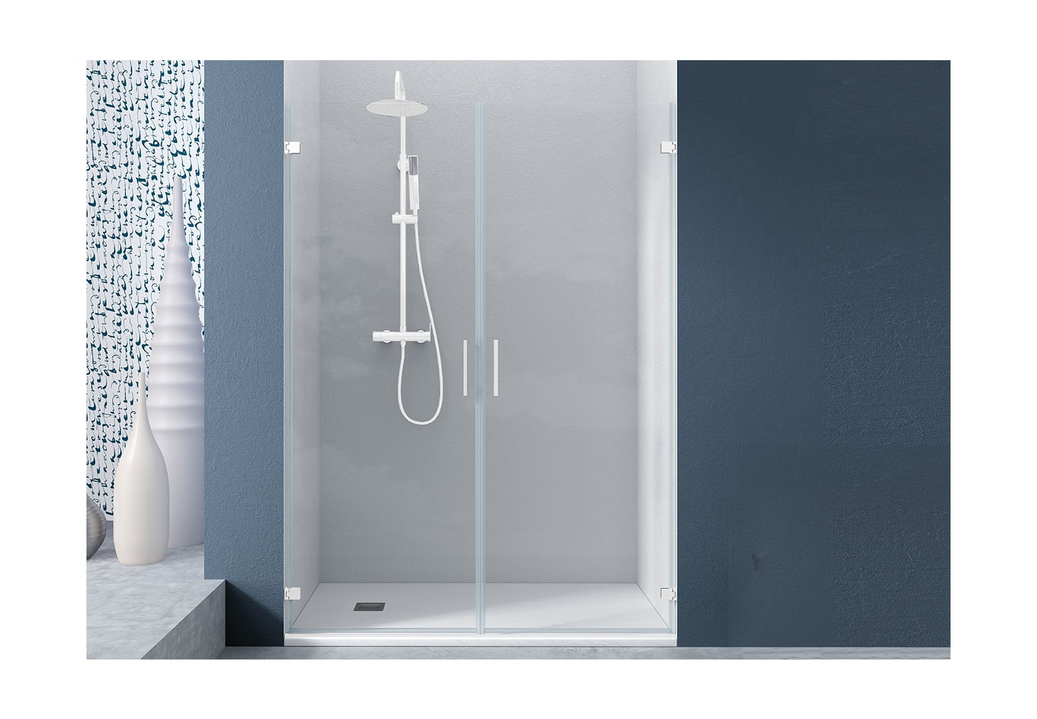 Paroi de douche pivotante Olona Principal 2