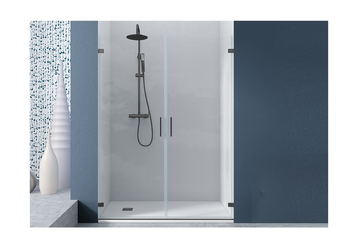 Paroi de douche pivotante Olona Principal 1