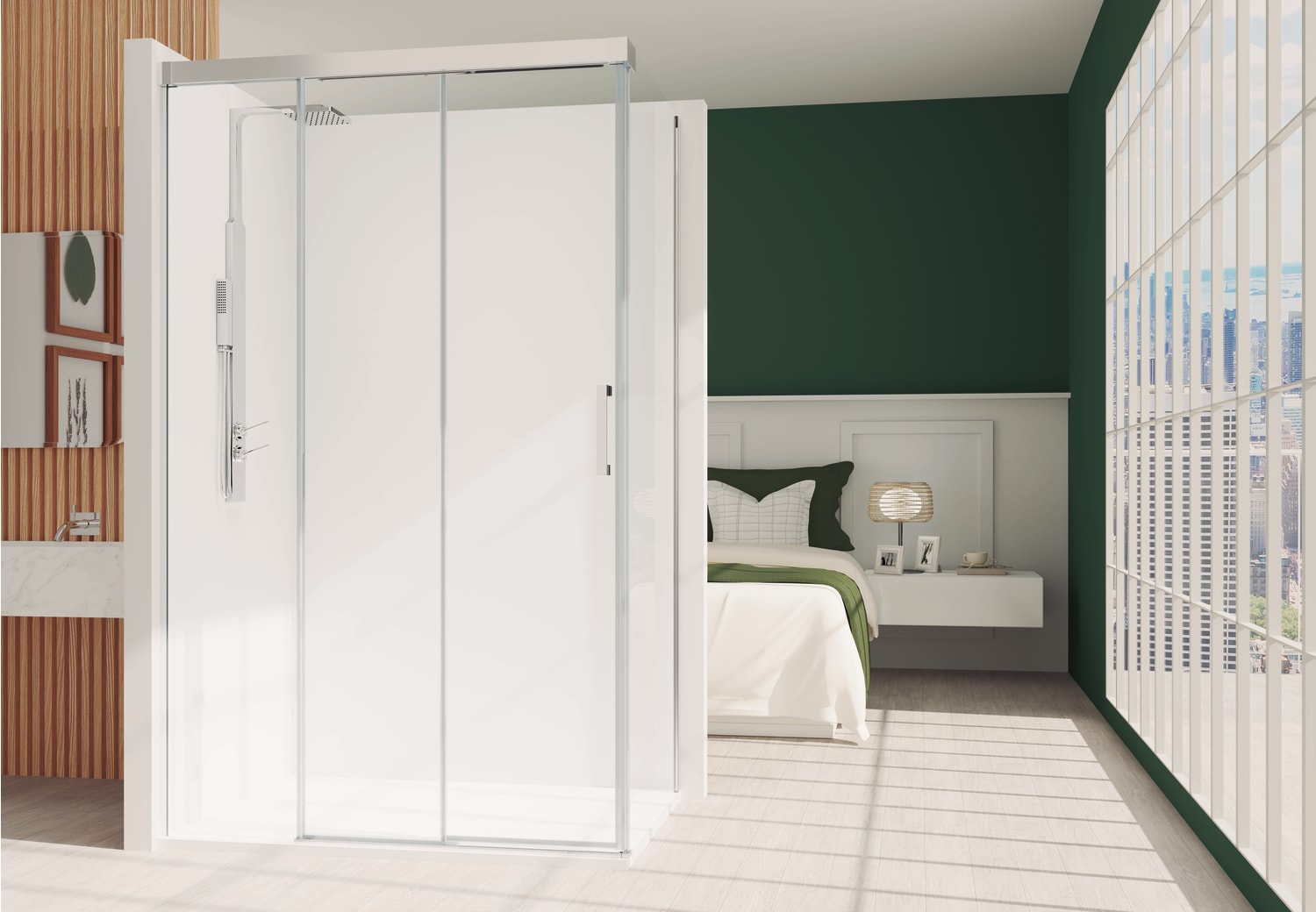 Paroi de douche Bruntec Leda (400) sur mesure Principal 0