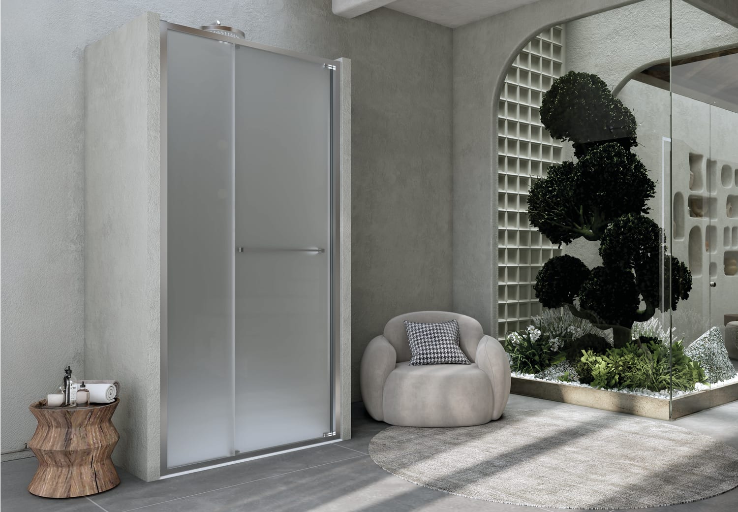 Paroi de douche Bruntec Next (100 B) Ambiente 7