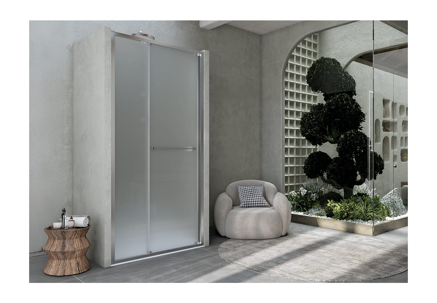 Paroi de douche Bruntec Next (100 B) Ambiente 7