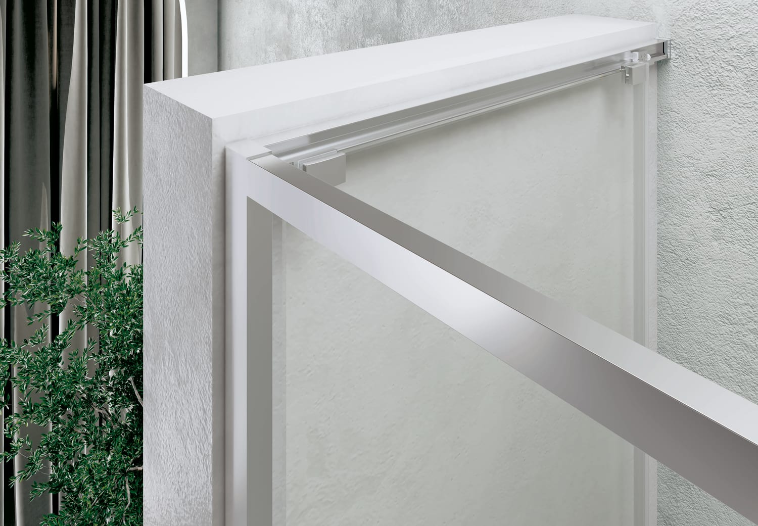 Paroi de douche Bruntec Next (100 B) Detalle 6