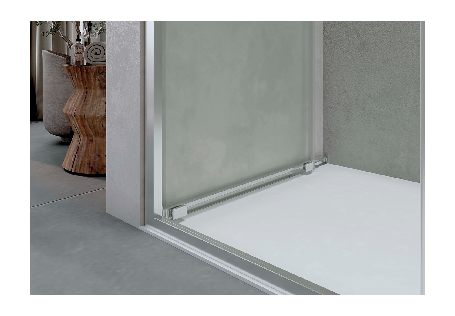 Paroi de douche Bruntec Next (100 B) Detalle 5
