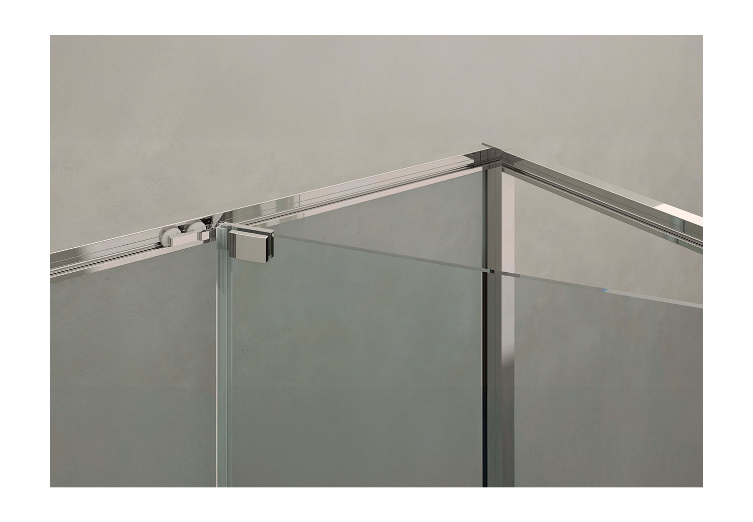Paroi de douche Bruntec Next (100 B) Detalle 4