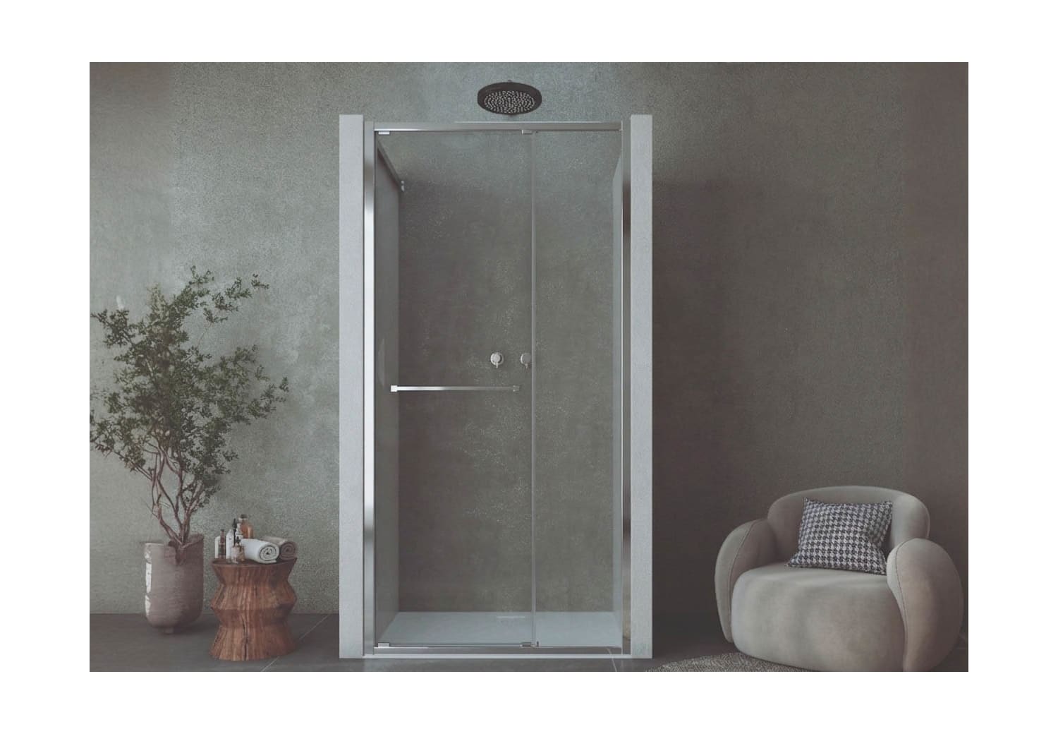 Paroi de douche Bruntec Next (100 B) Principal 0