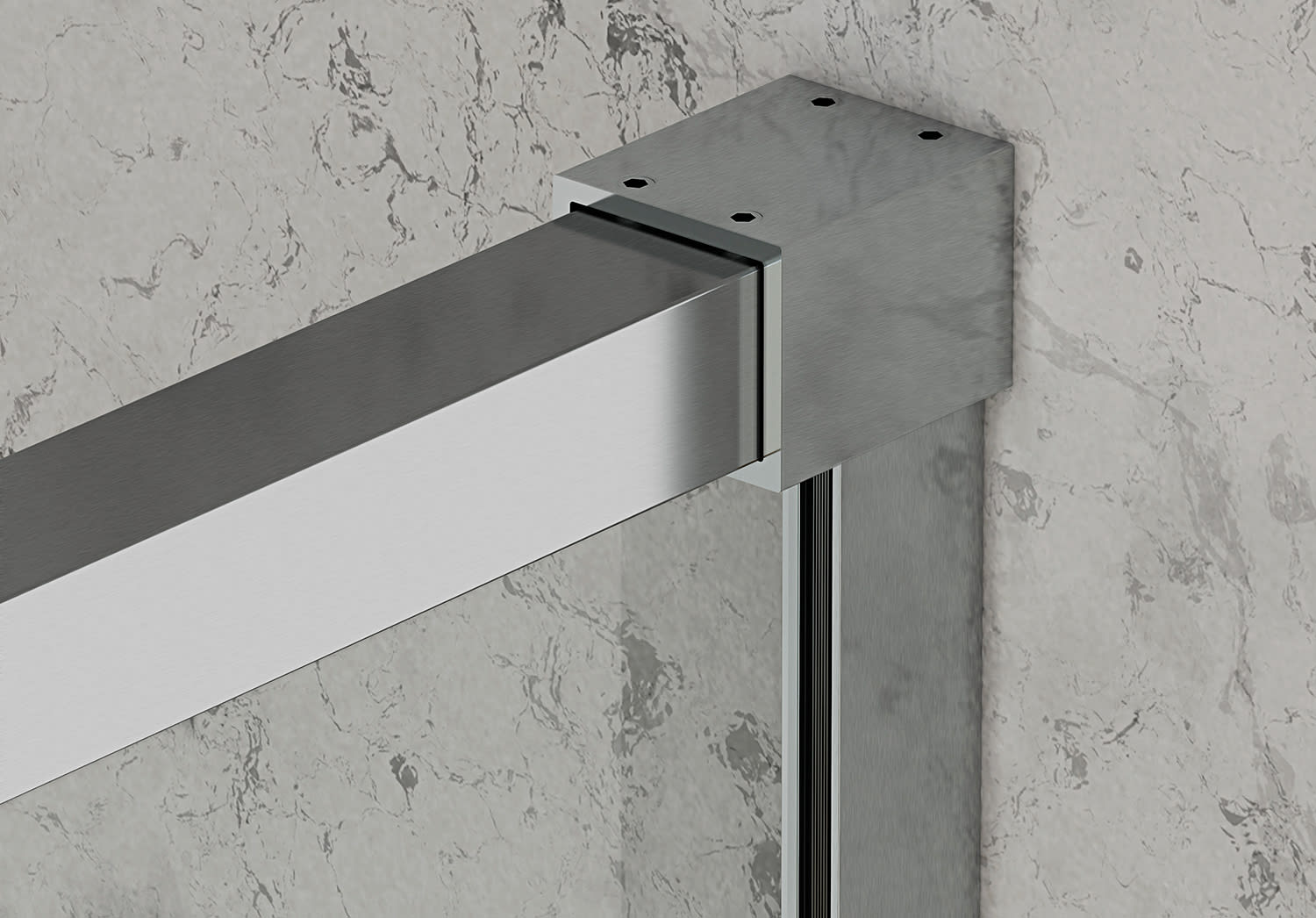 Paroi de douche coulissante sur mesure Bruntec Aria Detalle 7
