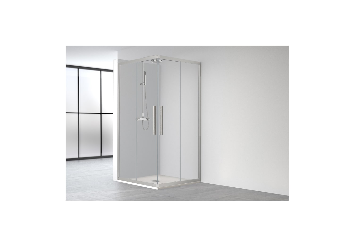 Paroi de douche Profiltek Elma (EL-220) opción 3